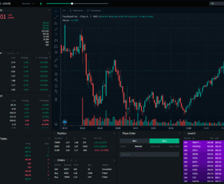 Real-time market simulations in demo platforms
